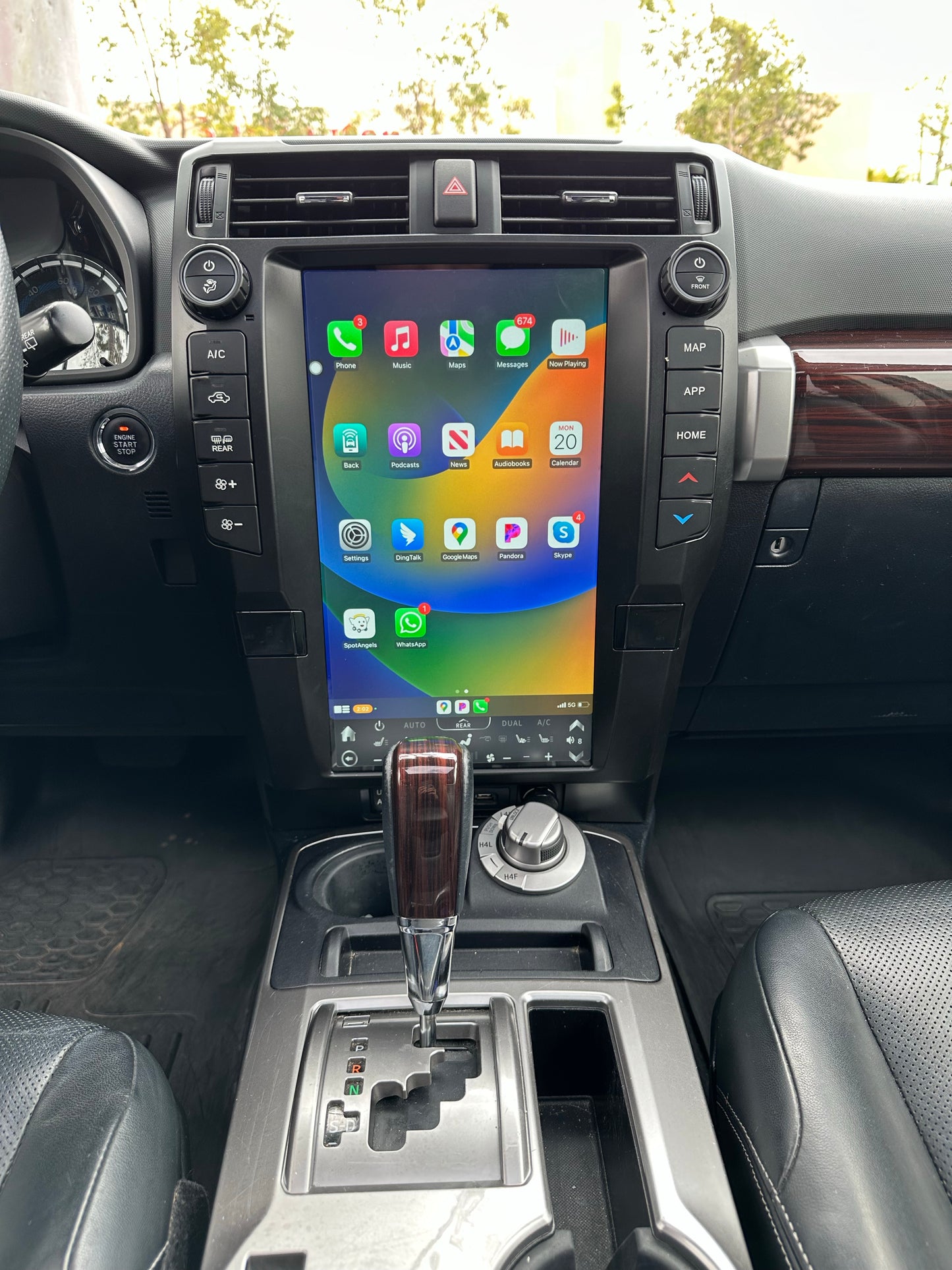 2009-2024 Toyota 4Runner Tesla Style Radio