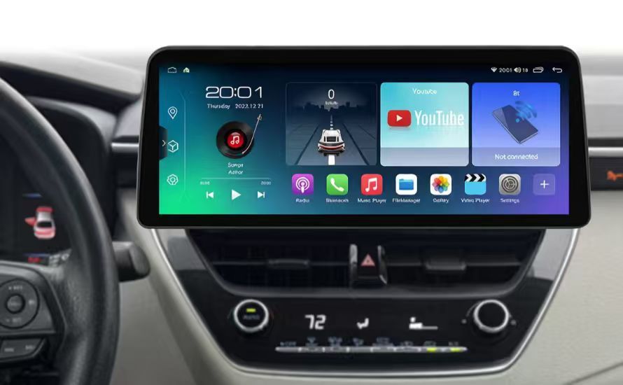 2025 - Up Toyota Corolla Cross 12.3inch OEM Style Android Radio