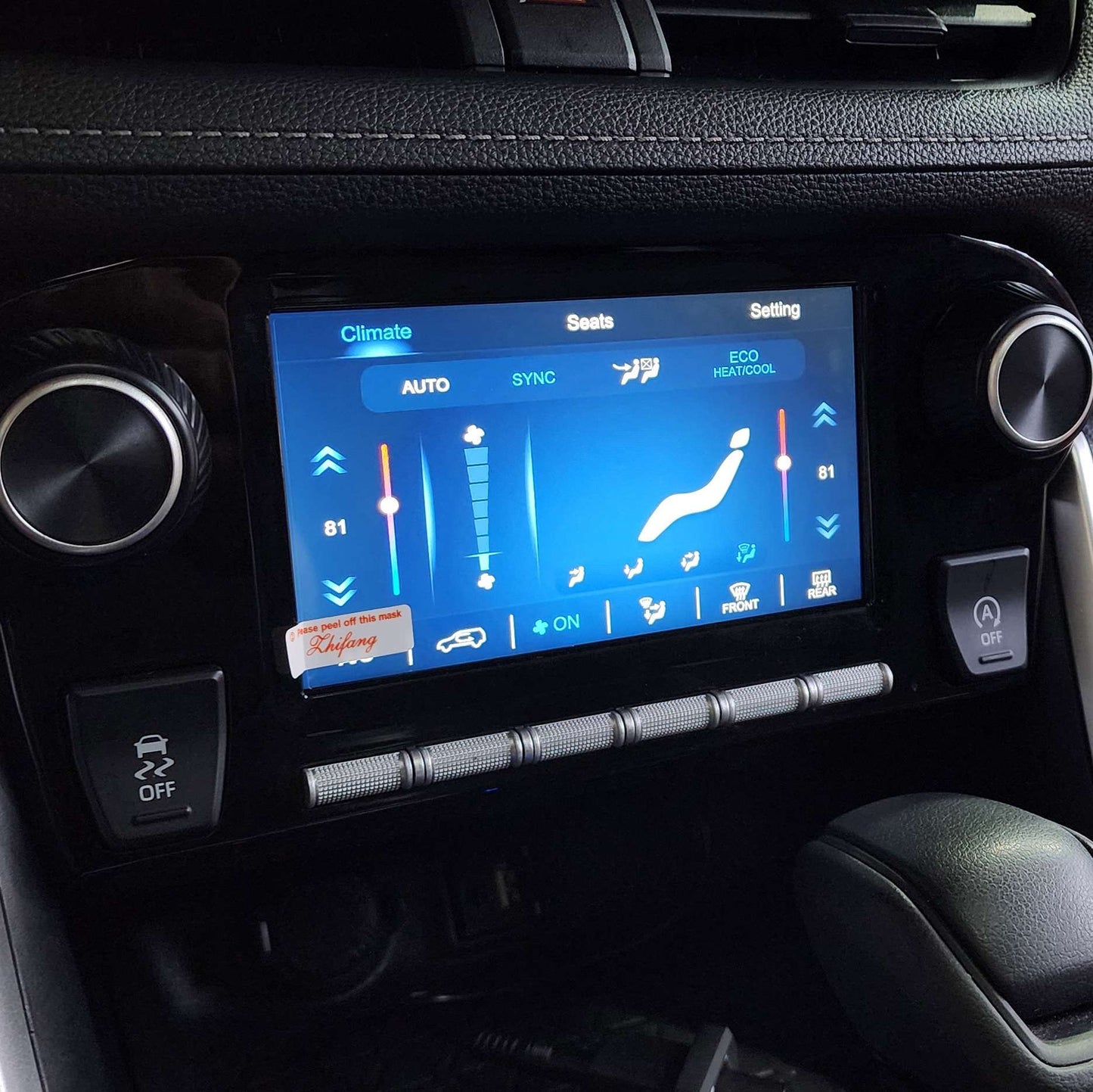 2019-2024 Toyota Rav4 Plug & Play 6.2" Digital Climate Control Panel