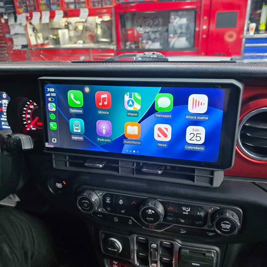 2018-2024 Jeep Wrangler 12.3" Android Radio with Cluster Bezel