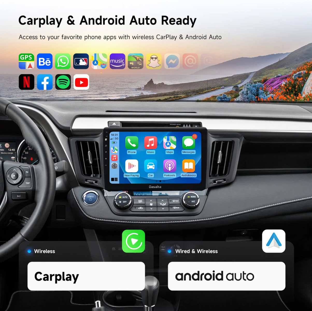 2013-2018 Toyota Rav4 DASAITA Android Radio