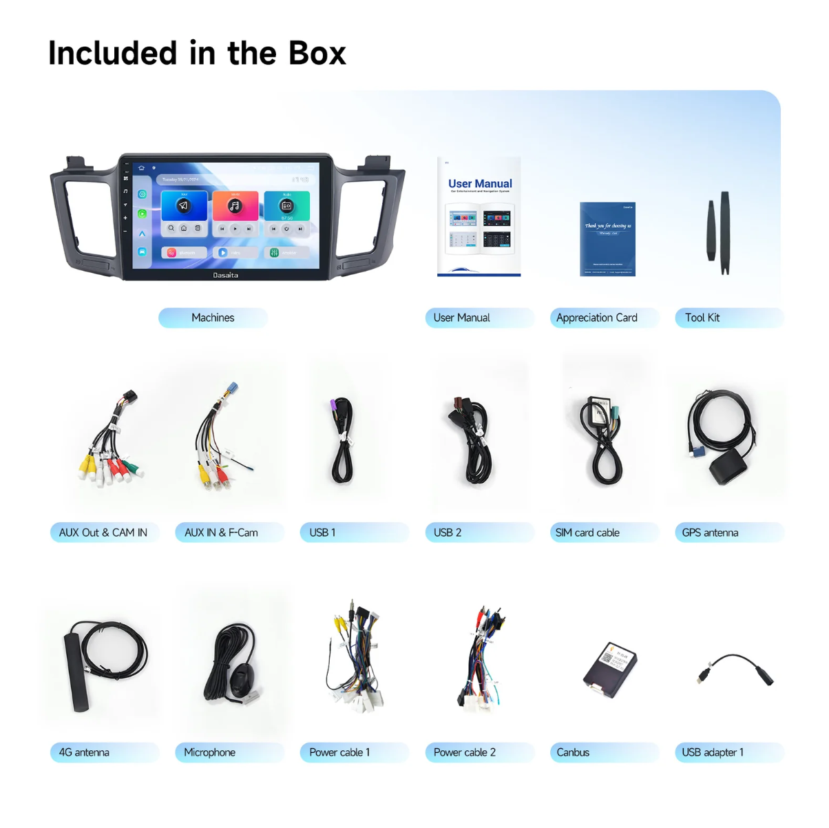 2013-2018 Toyota Rav4 DASAITA Android Radio