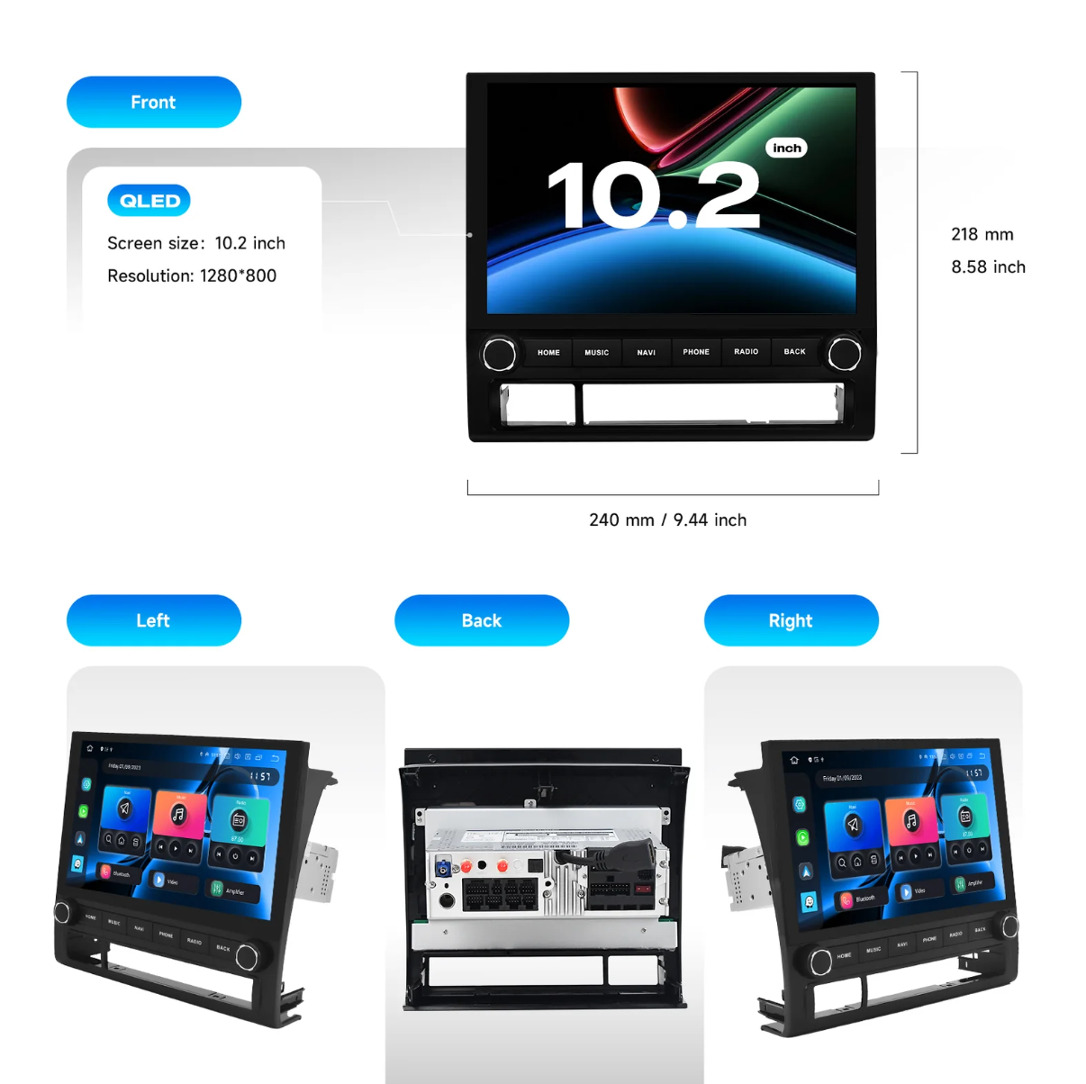 2005-2015 Toyota Tacoma DASAITA Android Radio