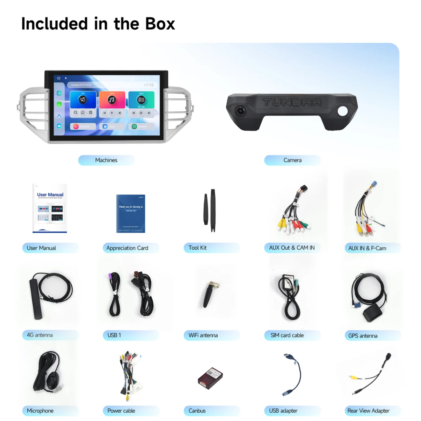 Toyota Tundra 2022-26 Dasaita 14" G13 Android Radio