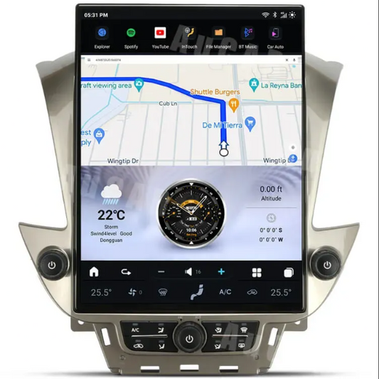 15.6" Wide Tesla Style Radio for 2015-2020 Chevy and GMC Suburban / Tahoe / Yukon