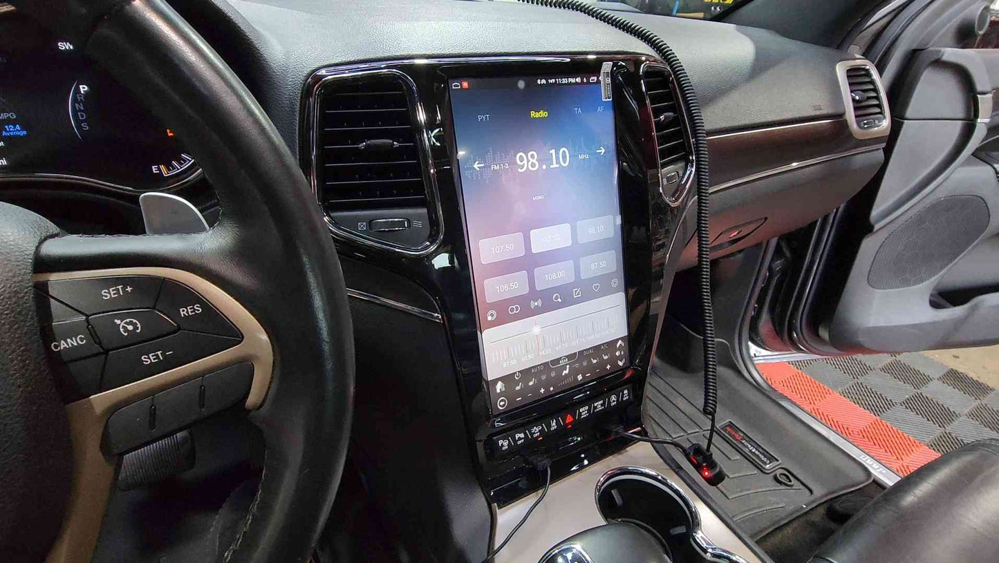 2014-2020 Jeep Grand Cherokee Tesla Style Radio