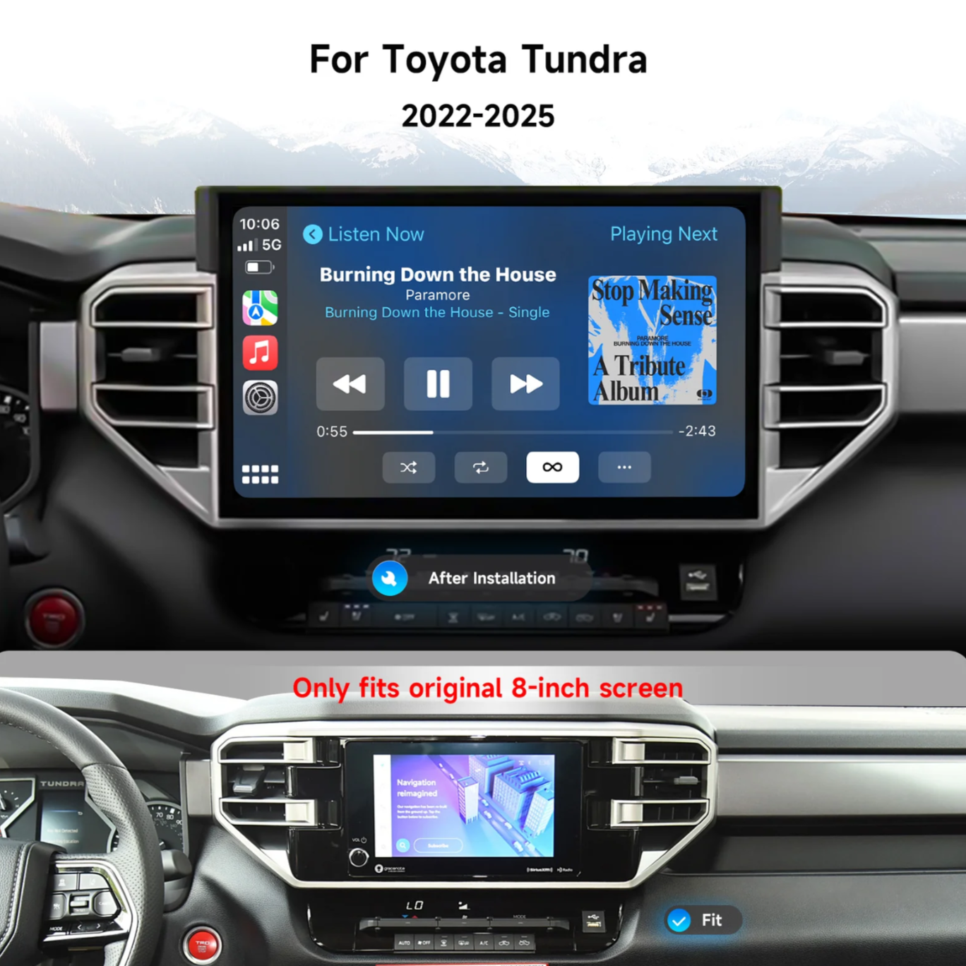 Toyota Tundra 2022-26 Dasaita 14" G13 Android Radio