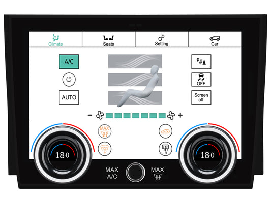 2020-2022 Land Rover Discovery Sport 9" Digital Climate Control