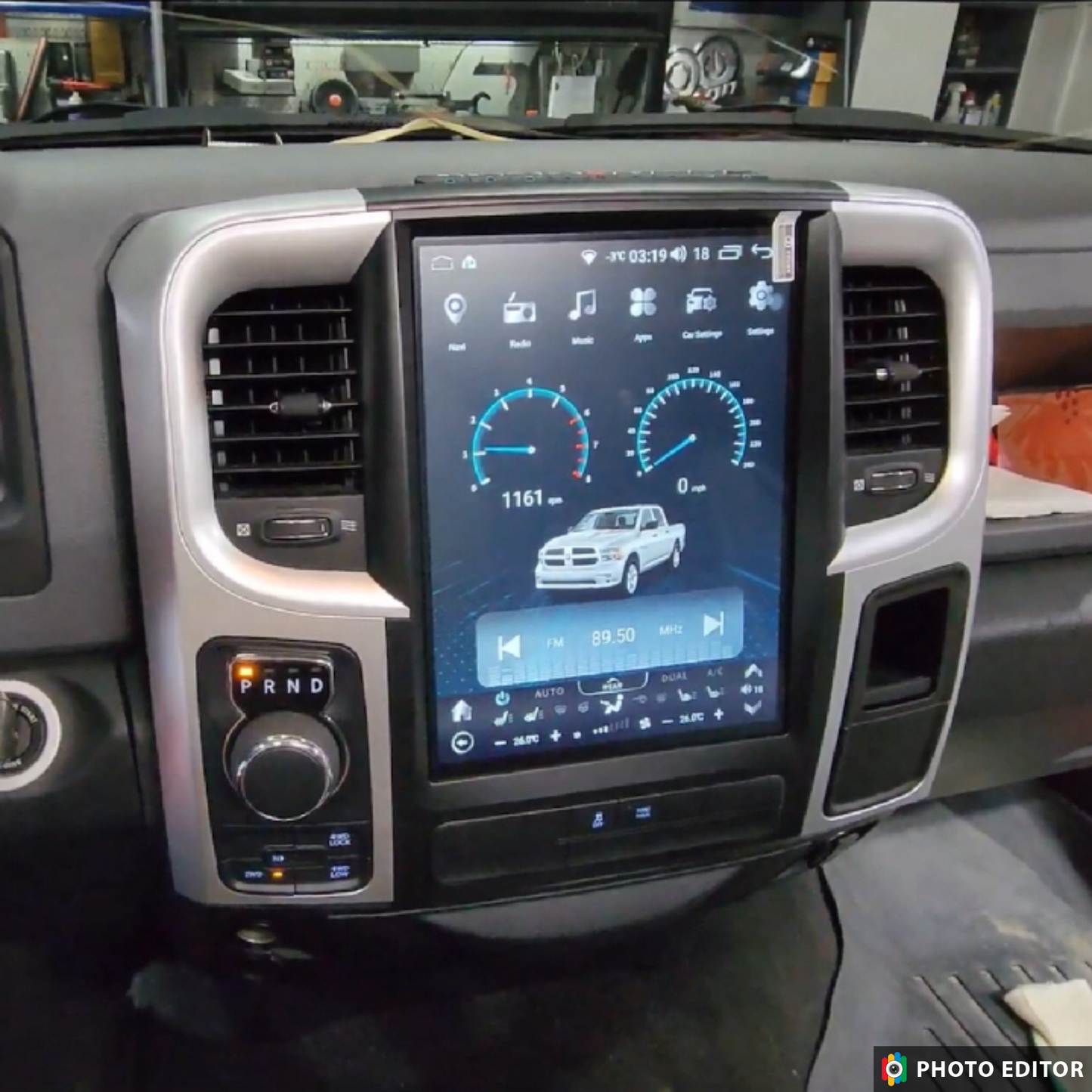 2013-2018 Dodge Ram Tesla Style Radios