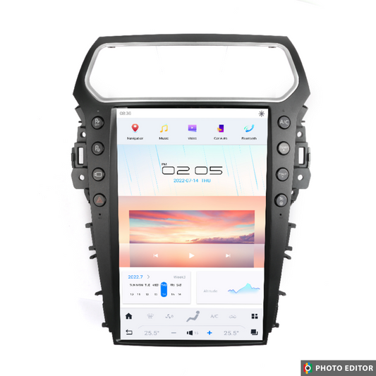 2011-2019 Ford Explorer Tesla Style Radio