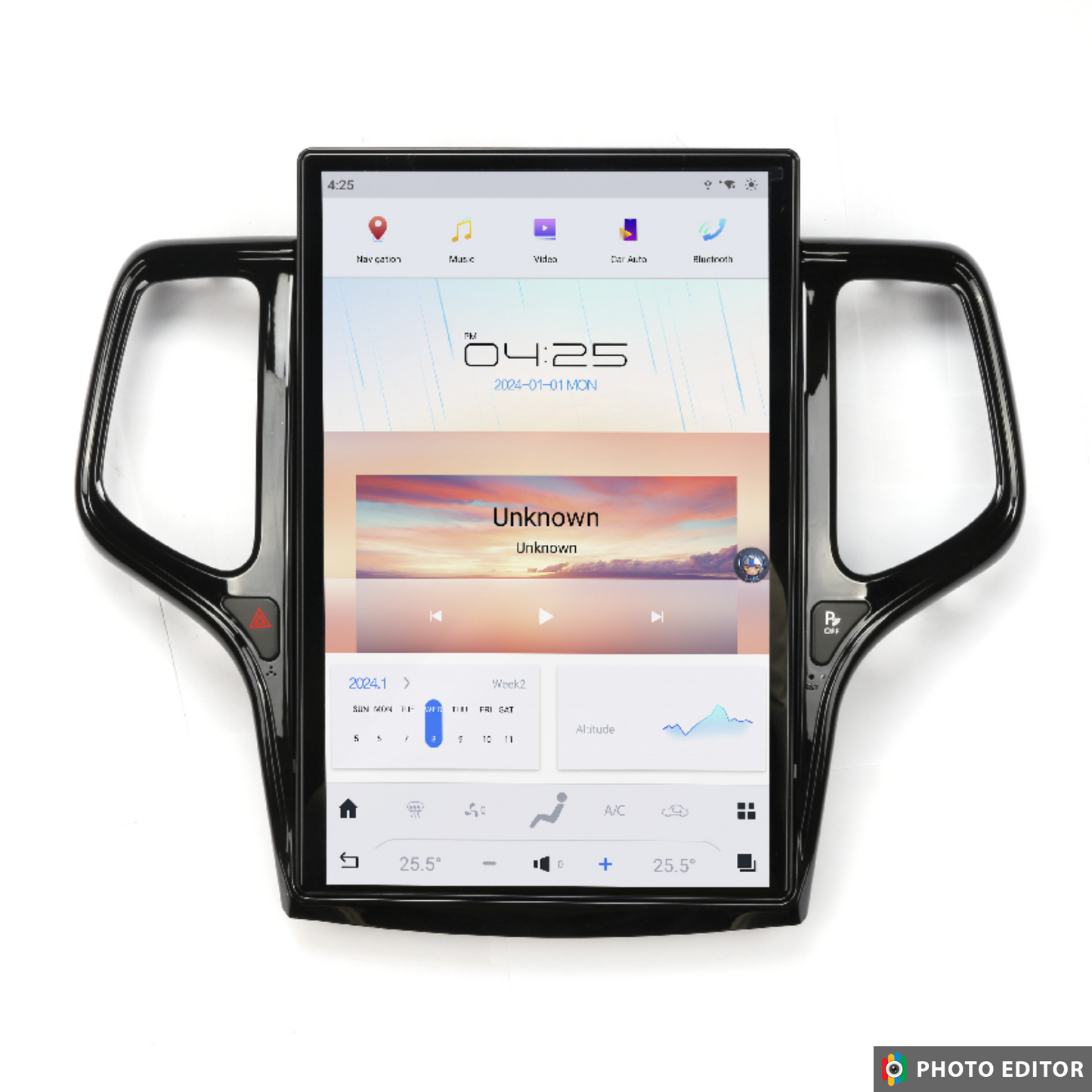 2014-2020 Jeep Grand Cherokee Prominent Tesla Style Radio