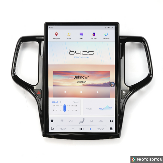 2014-2020 Jeep Grand Cherokee Prominent Tesla Style Radio