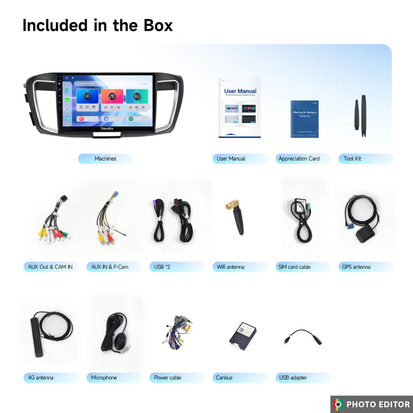 2013-2017 Honda Accord DASAITA Android Radio