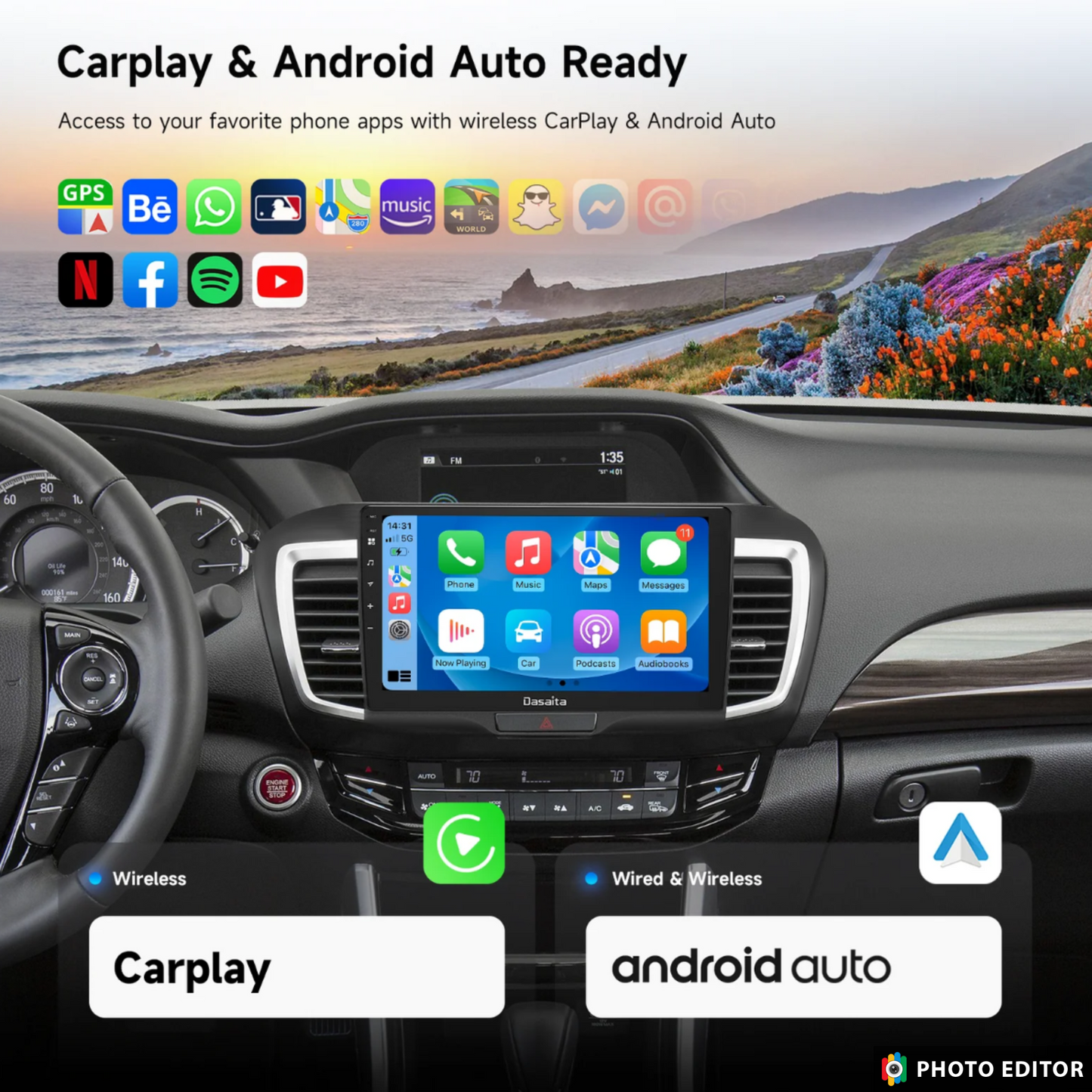 2013-2017 Honda Accord DASAITA Android Radio