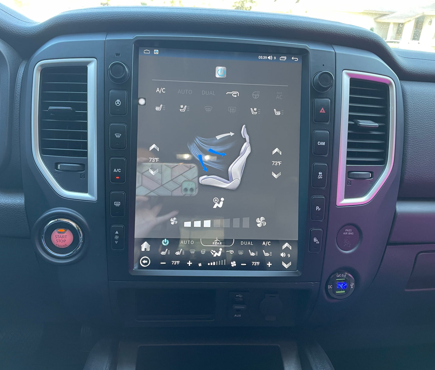 Nissan Titan 2016-2019 Tesla Style Radio