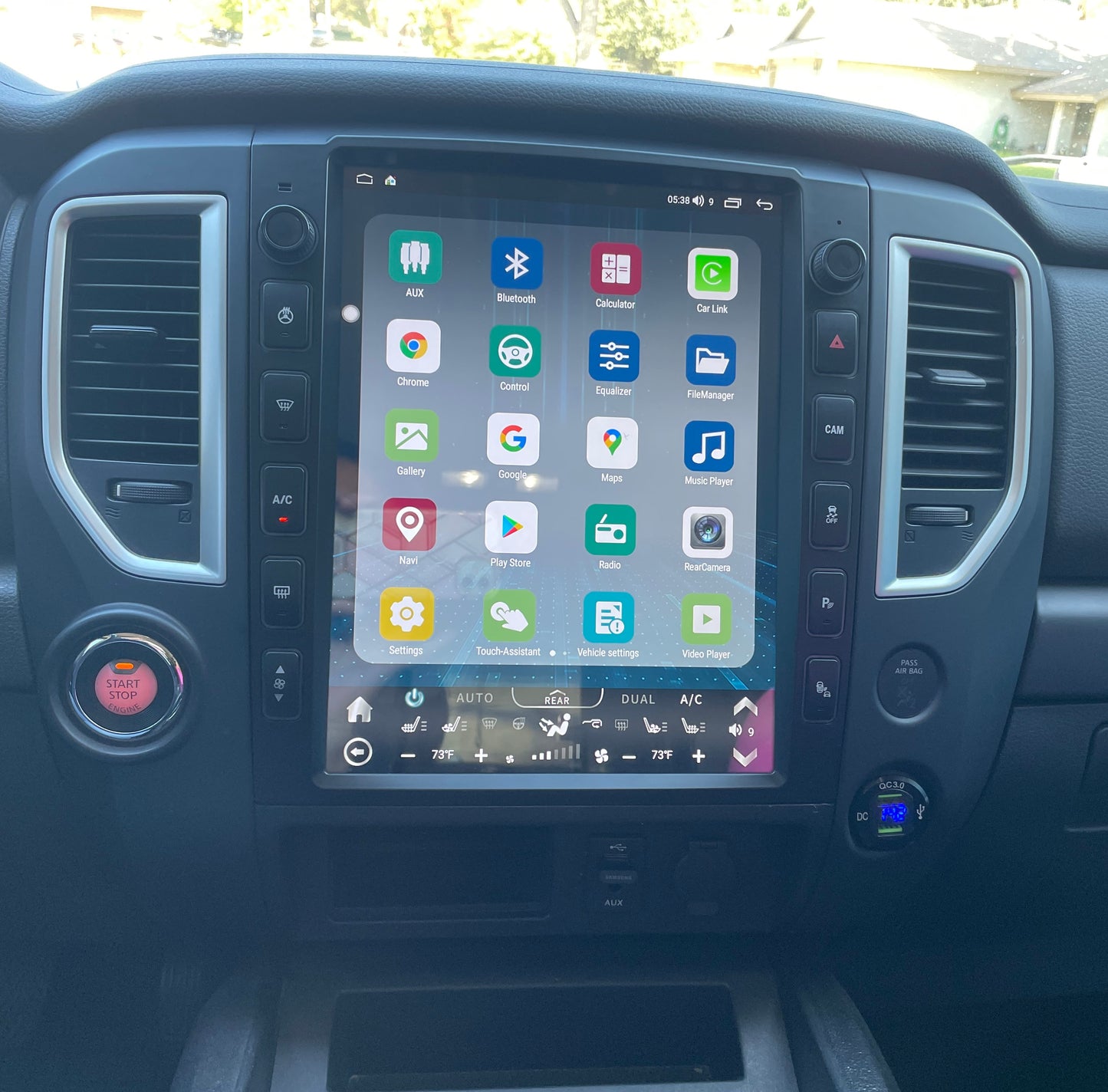 Nissan Titan 2016-2019 Tesla Style Radio