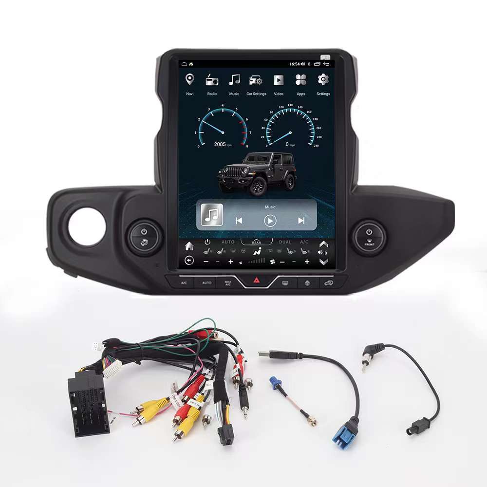 2018-2023 Jeep Wrangler Tesla Style Radio