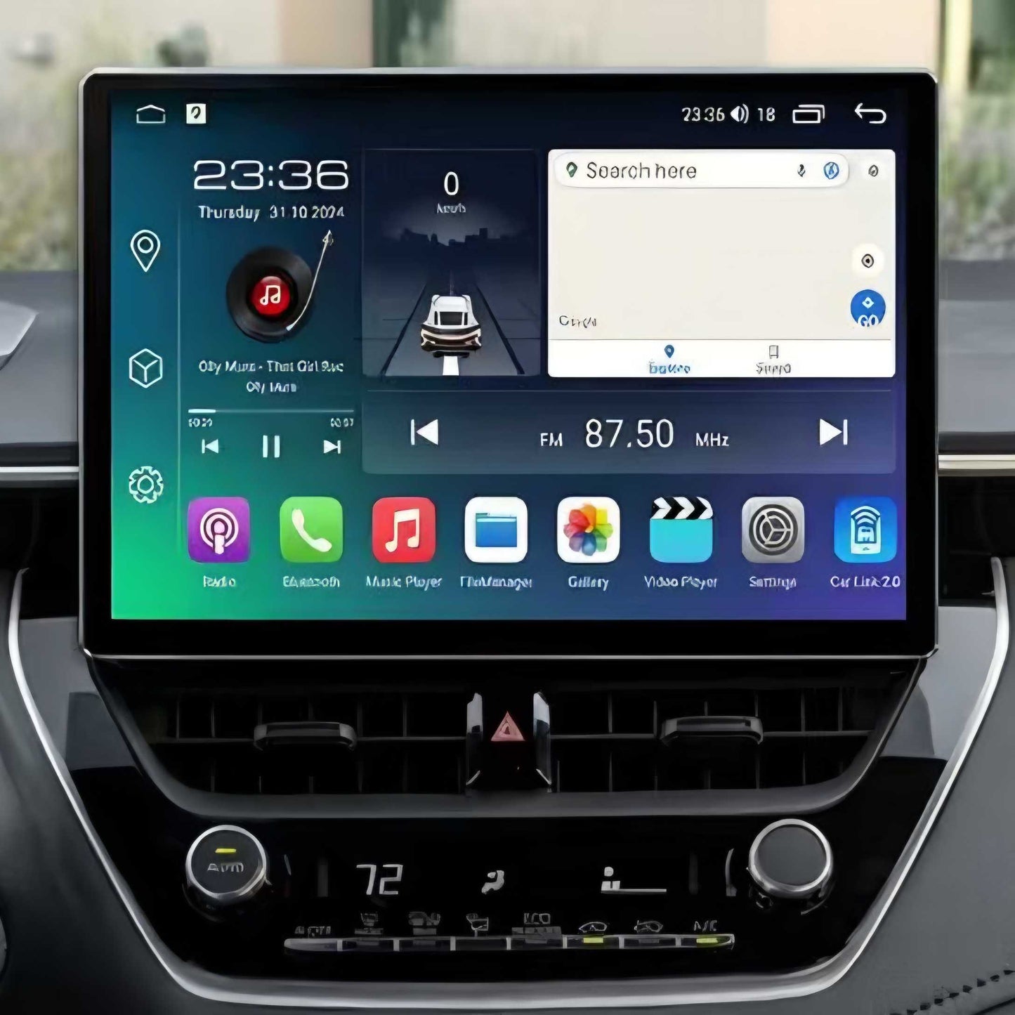 2025 - Up Toyota Corolla Cross 12.5 Android Radio