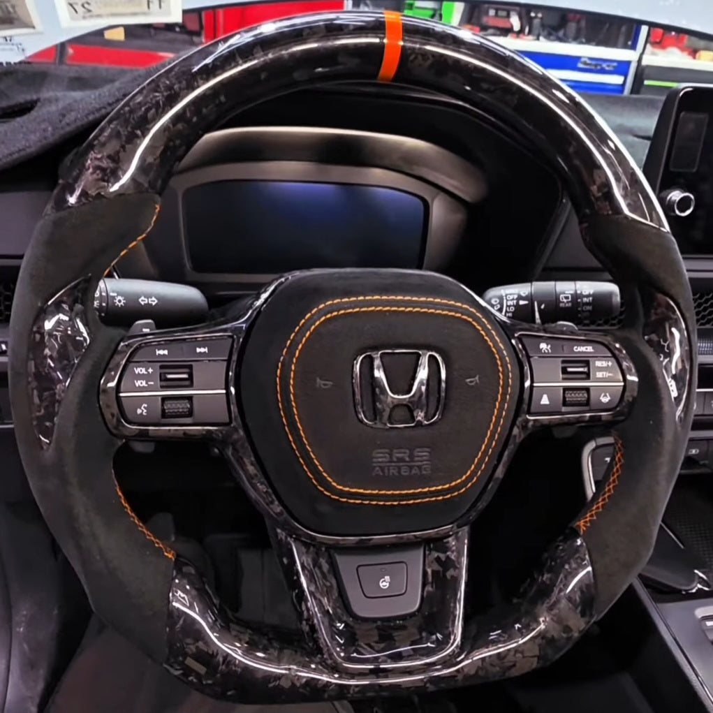 Personalizable Carbon Fiber Steering Wheel