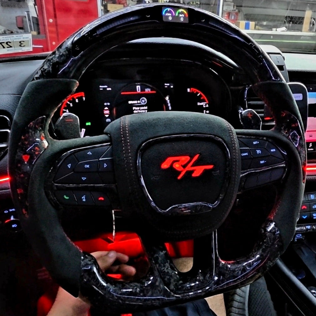 Personalizable Carbon Fiber Steering Wheel