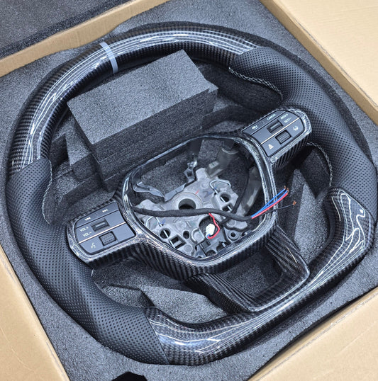 * IN STOCK * Grey Accent Gloss Carbon Fiber Wheel for CRVs 2023-2027