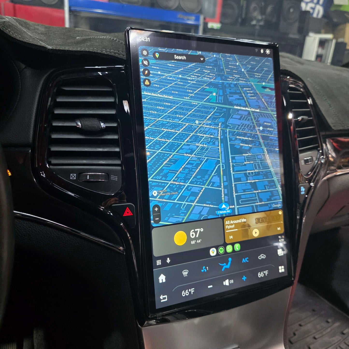 2014-2020 Jeep Grand Cherokee Prominent Tesla Style Radio